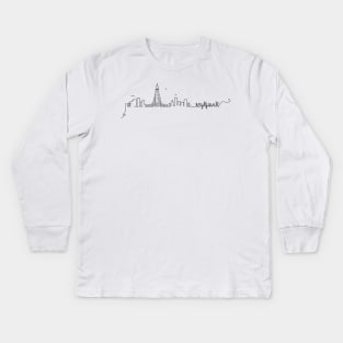 Reykjavik City Signature Kids Long Sleeve T-Shirt